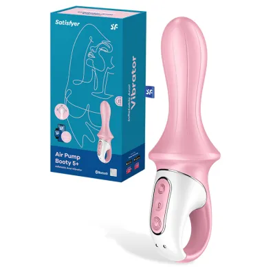 Satisfyer Air Pump Booty 5 7 Inflatable Anal Vibrator with App Control