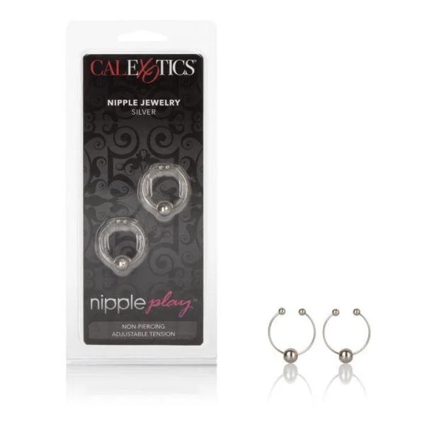 Nipple Play Non Piercing Nipple Rings Silver — image 4 of 4