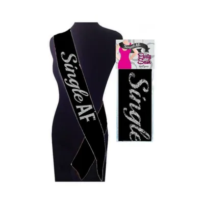 Games Novelty Single Af Party Sash