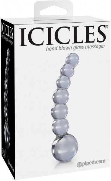 4.75" Glass Anal Beads