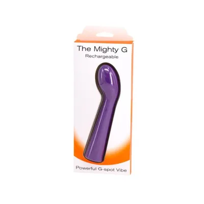 Seven Creations The Mighty G Rechargeable G Spot Vibrator Purple 5 9 Inch