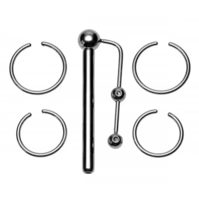 Excrucio Ringed Cum Thru Urethral Plug