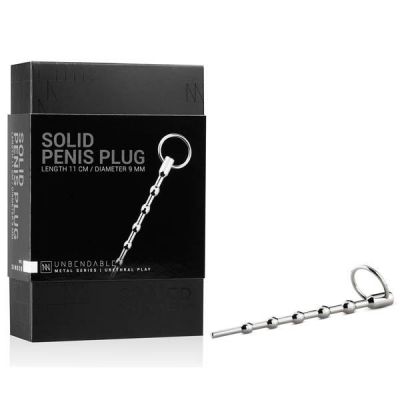 Sinner Gear Unbendable Beaded Solid Metal Dilator with Pull Ring