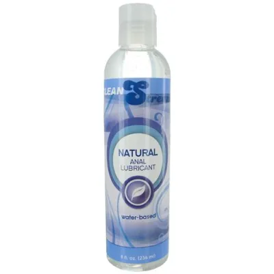 Natural Water Based Anal Lubricant 8 Oz