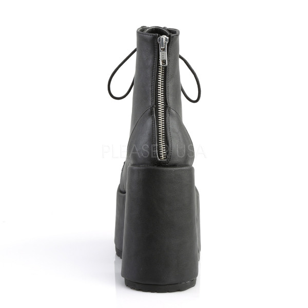 5 inches Chunky Heel, 3 inches P/F Lace-Up Ankle Boot, Metal Back Zip — image 8 of 20
