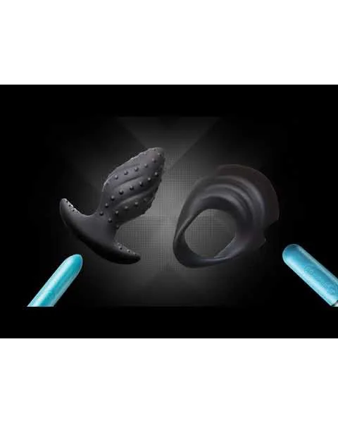 Rocks Off Ibex Butt Plug & Cock Ring Kit