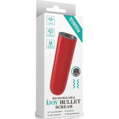 IJOY Rechargeable Bullet Scream Red 8 5 cm USB Rechargeable Bullet