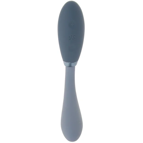 Satisfyer G-Spot Flex 3 Silicone Rechargeable Waterproof 12-Function G-Spot Vibrator - Grey
