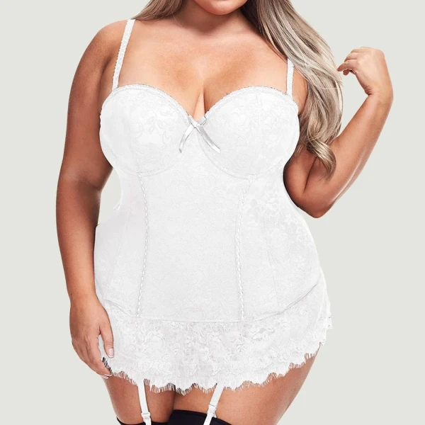 Baci Bustier and G-String White