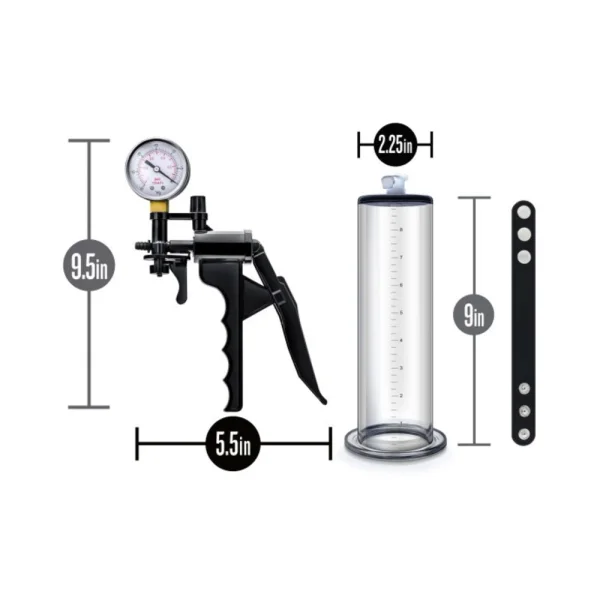 Performance - Vx8 Premium Penis Pump System With Silicone Cock Strap -  Clear — image 12 of 18