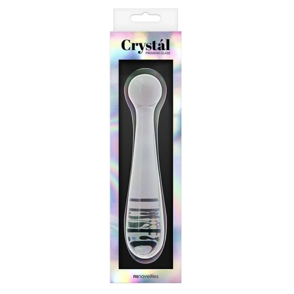 Crystal Glass Pleasure Wand by NS Novelties - Clear