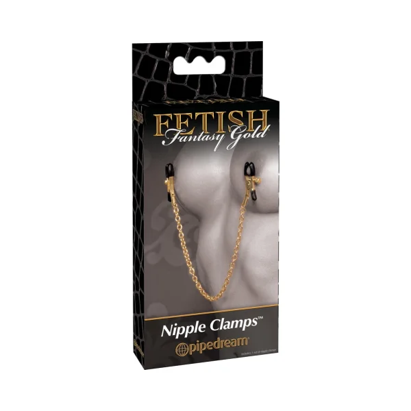 Fetish Fantasy - Gold Chain Nipple Clamps