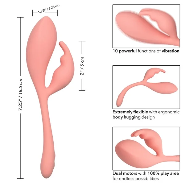 Calexotics Elle Liquid Silicone Bunny