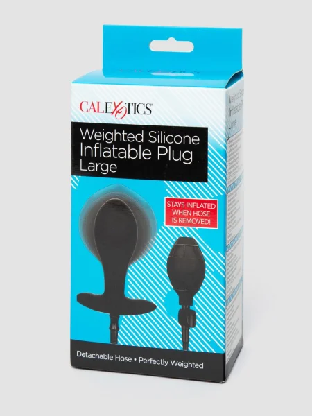 Inflatable Weighted Butt Plug 3.25 Inch
