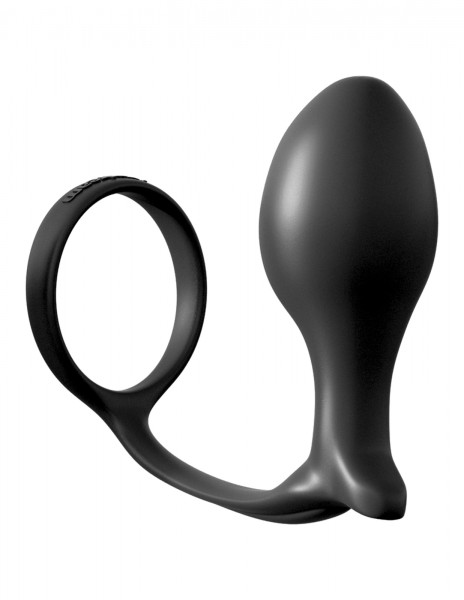 Ass-Gasm Cock Ring Advanced Plug