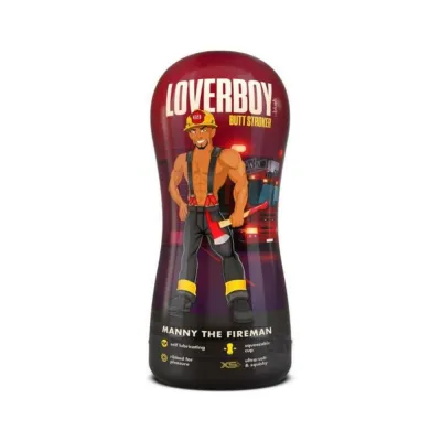 Anal Masturbators Loverboy Manny The Fireman Self lubricating Anal Stroker Tan