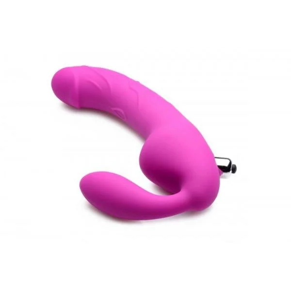 Royal Rider Vibrating Silicone Strapless Strap-On Dildo