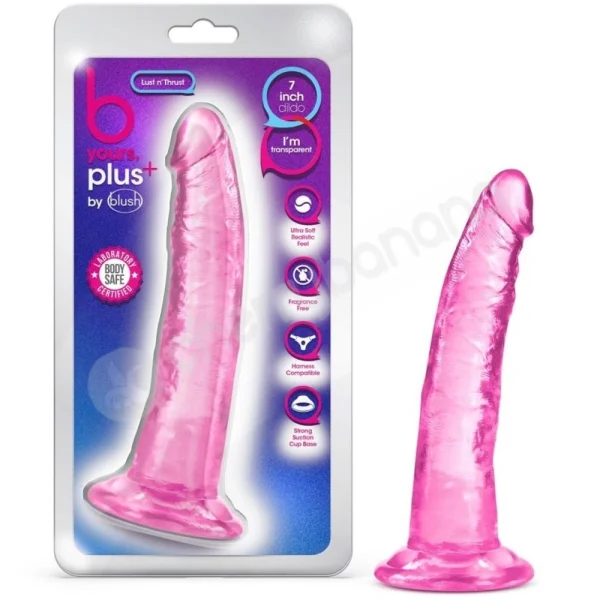 B Yours Plus Lust N Thrust Ultrasoft & Realistic Pink Dildo