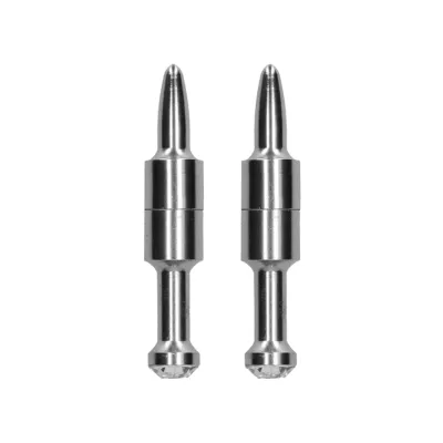 Shots Toys Magnetic Pin Nipple Clamps with Diamond Gem