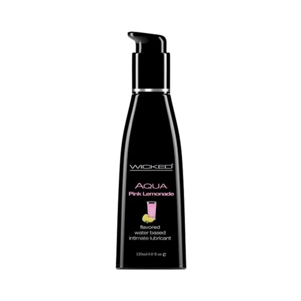 Wicked Aqua Pink Lemonade Flavored Lubricant 4oz