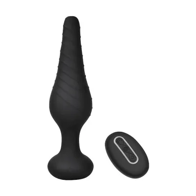 Amore Downward Spiral Remote Vibrating Butt Plug