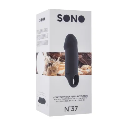 Sono No 37 Stretchy Thick Penis Extension Grey