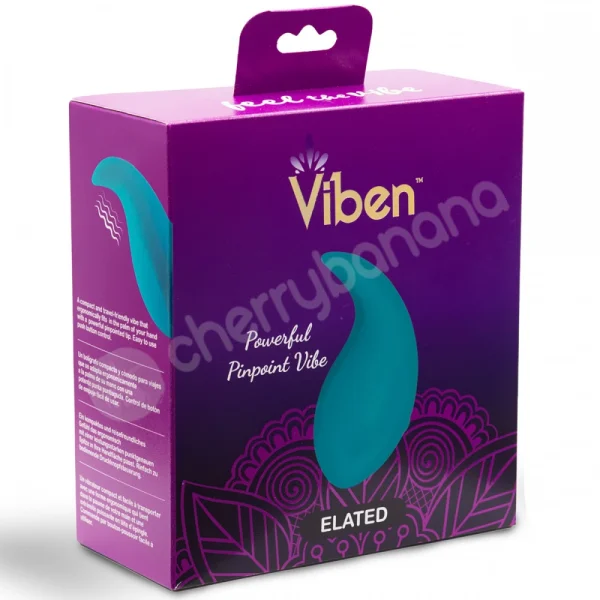 Viben Elated Green 10 Function Powerful Teardrop Vibrator