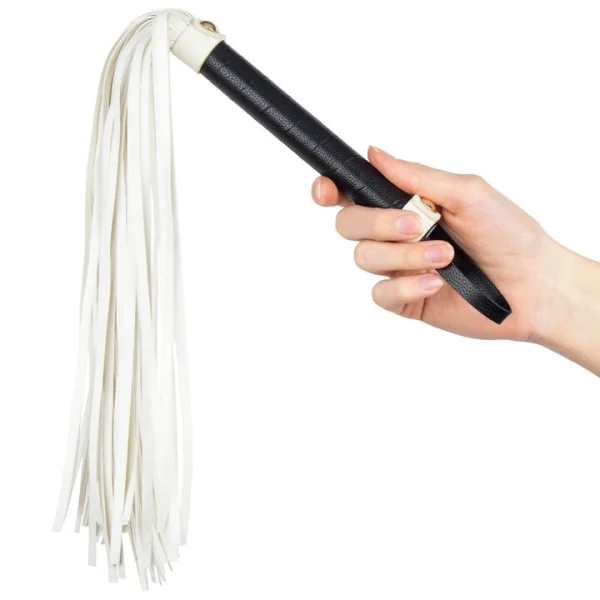 Bondara Crystal White Glow In The Dark Flogger — image 5 of 6