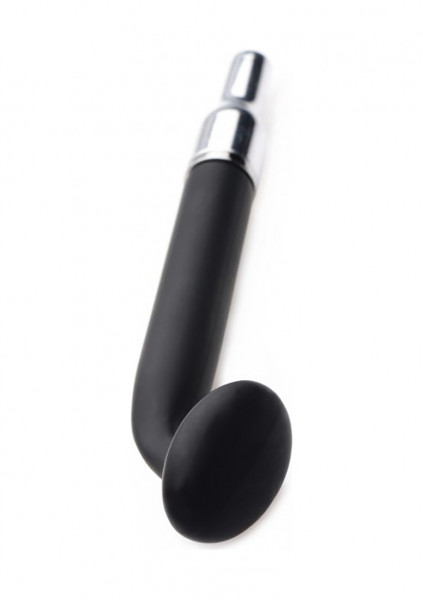 Extreme Twilight Shroom E-Stim Round Silicone Attachment - Black - Estim Penis