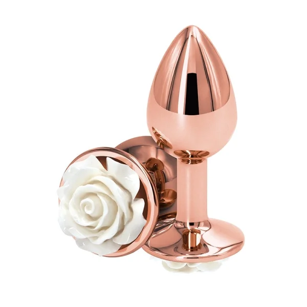 Rear Assets White Rose Anal Plug by NS — image 5 of 19