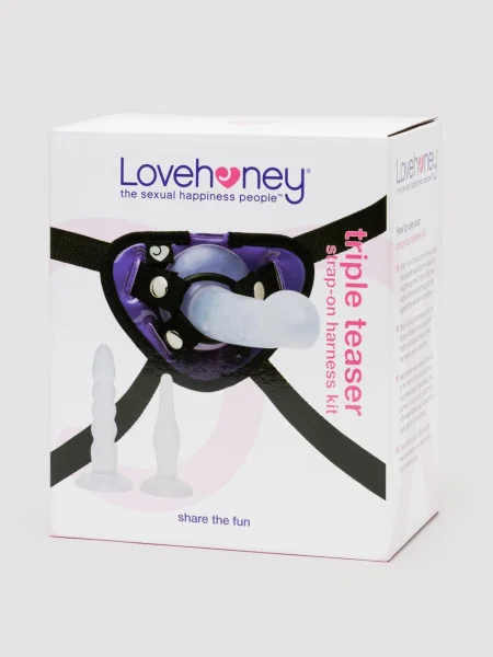 Lovehoney Triple Teaser Strap-On Kit (4 Piece)