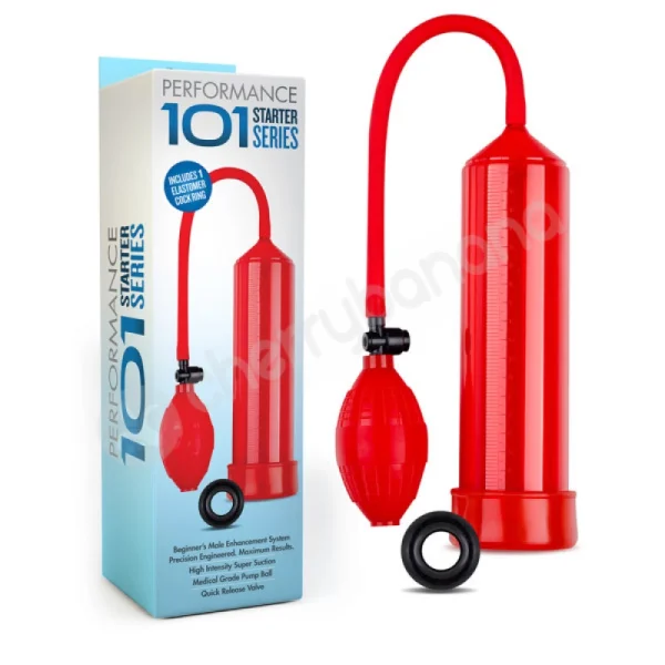 Performance 101 Starter Series Red Penis Pump