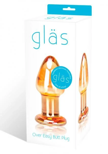 Glas Over Easy Glass Butt Plug — image 4 of 4