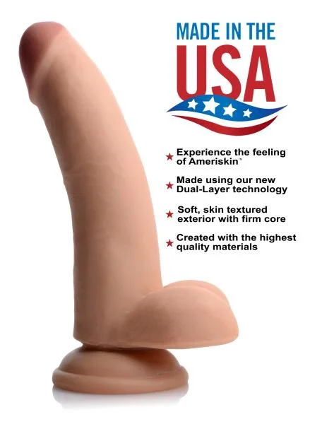 8 Inches Ultra Real Dual Layer Suction Cup Dildo — image 5 of 8