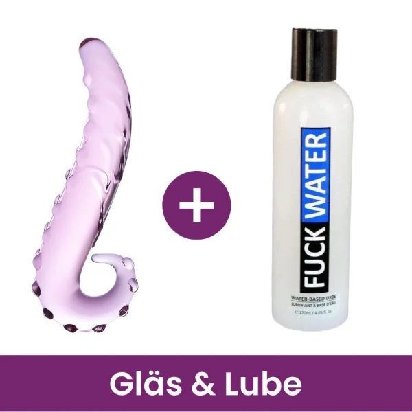 Gläs Lick-it Glass Dildo - Pink