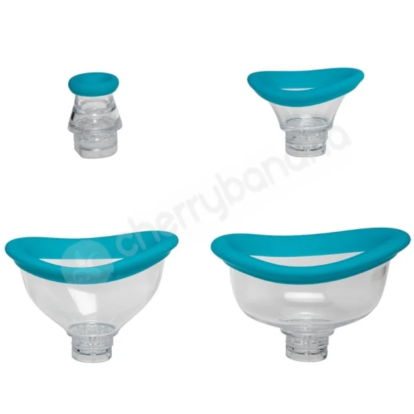 Doc Johnson Bloom Automatic & Vibrating Blue Clit, Vulva, Nipple Pump