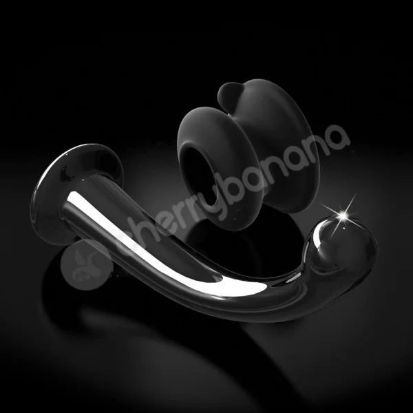 Icicles #87 Glass Massager With Suction Cup Base