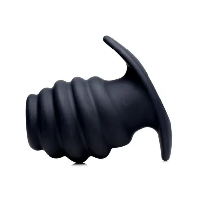 Hive Ass Tunnel Silicone Ribbed Hollow Anal Plug Medium
