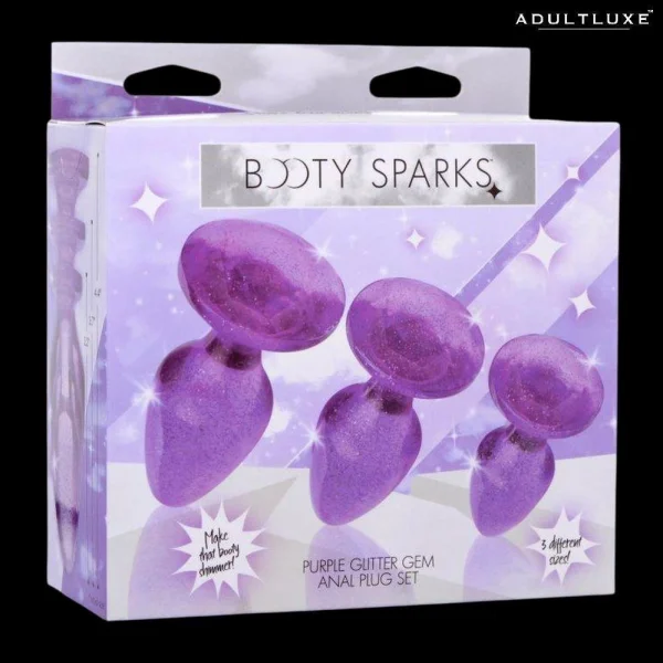 Booty Sparks Glitter Gem Anal Plug Set