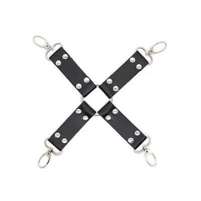 Sturdy 4 Way Cross Restraint Black