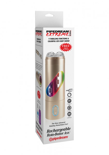 Pipedream Extreme Toyz Rechargeable Roto-bator Ass