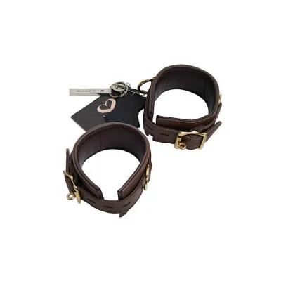 Bound X Calfskin Ankle Cuffs Brown
