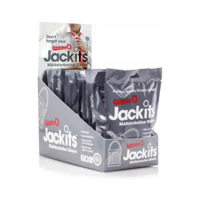 Screaming O Jackits Mansturbation Sleeve In Pop Box 12 Piece