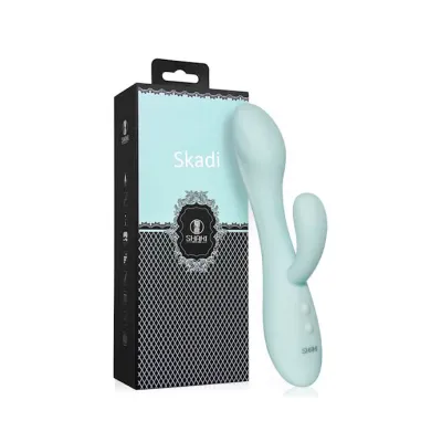 Skadi Rabbit Vibrator Green 6 2 Inch