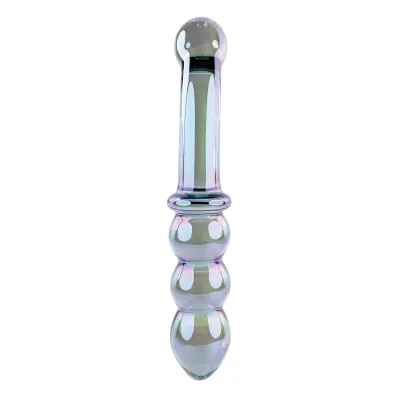Galaxy Glass Wand Double Dildo