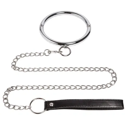 Torment Taken Solid Metal O Ring Collar Leash