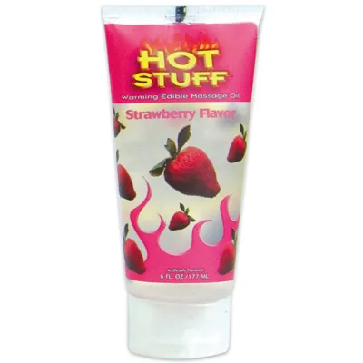 Hot Stuff Warming Oil Strawberry 6 fl oz