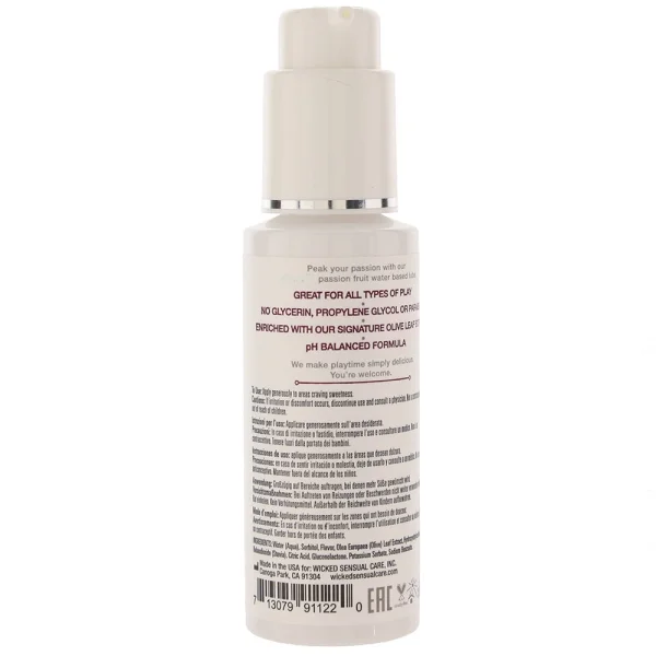 Simply Aqua Water Based Personal Lubricant - Passion Fruit 2.3 fl oz