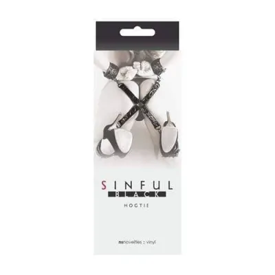 Sinful Hogtie Black