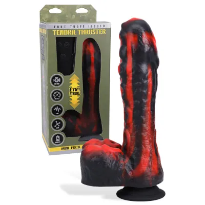 Doc Johnson Tendril Thruster 8 5 Mini Red Sex Machine